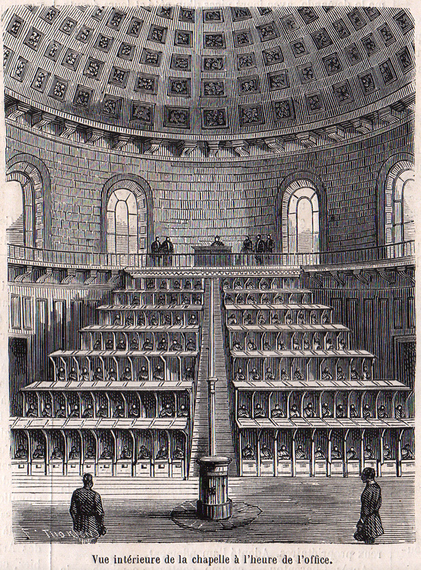Chapelle cellulaire La Roquette 1865